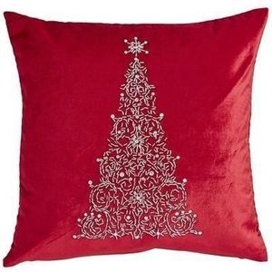SOLD!!! Pier 1 beaded Christmas tree throw pillows